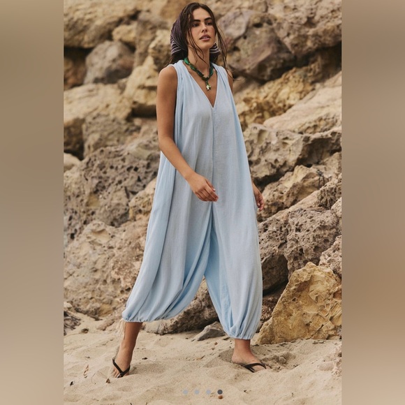 Free People Nautical Notions Jumpsuit - Picture 2 of 8